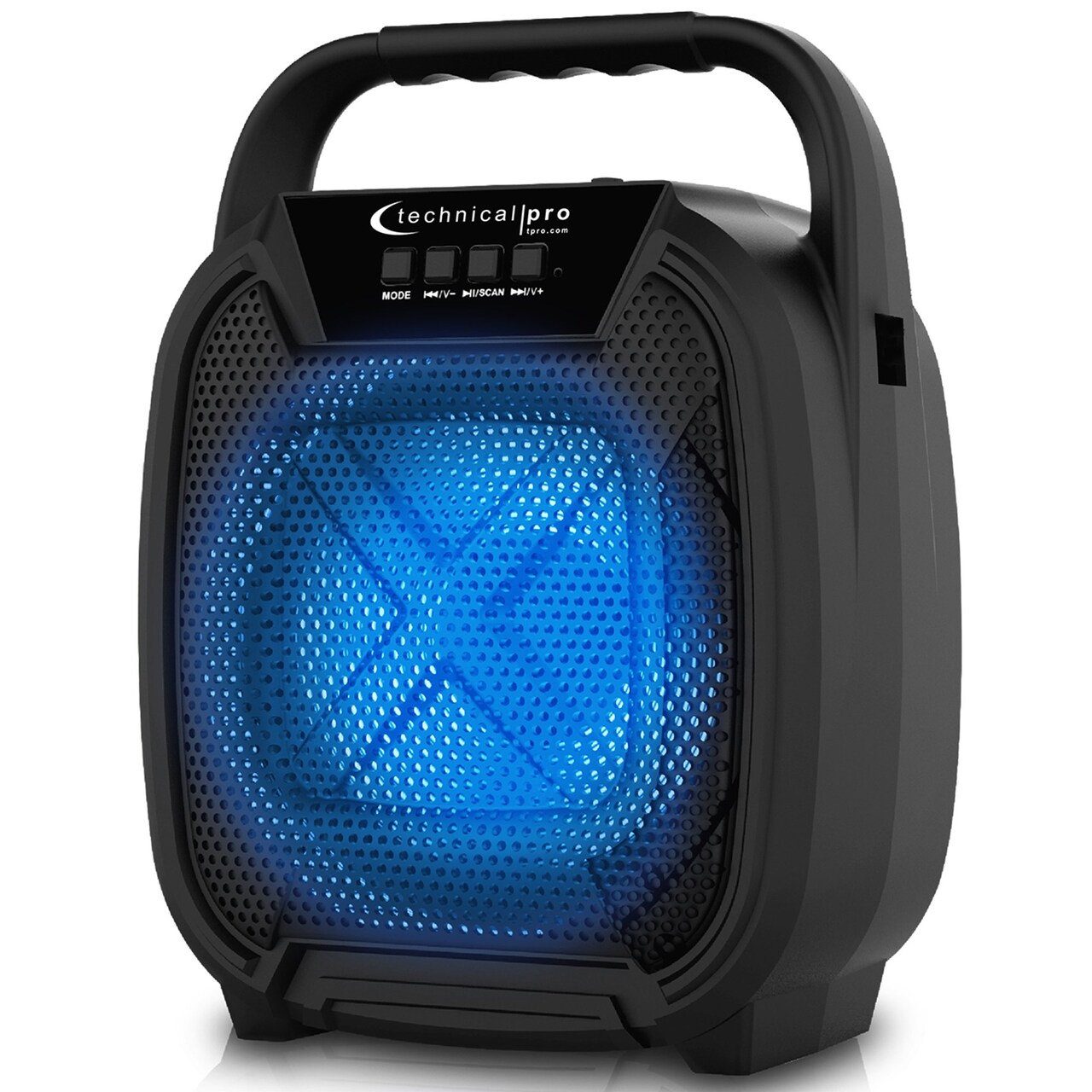 Technical Pro Portable Bluetooth Speaker 300W Led Woofer Fm Radio 3 Hour Play